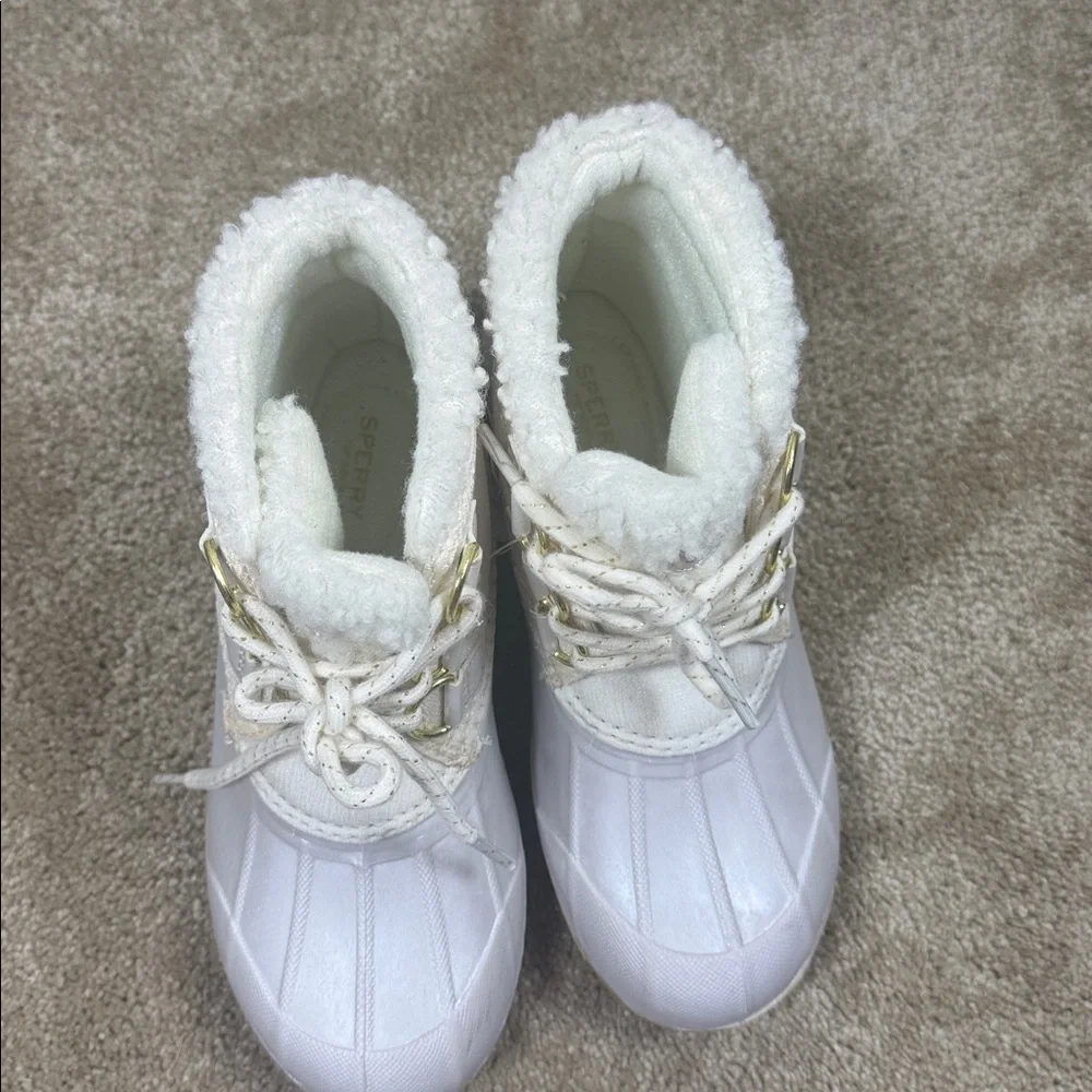 Sperry Kids‎ Cream and Tan Boots
